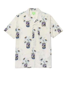Camisa Huf Canned Resort Blanco Hombre