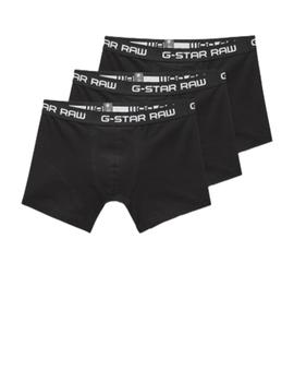 Boxer G-Star Classic Trund 3-Pack Negro Hombre
