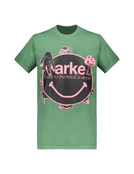 Camiseta Market Smiley Arts & Sciences Verde Unisex