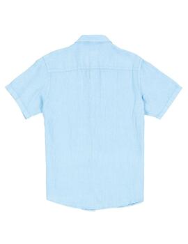 Camisa Tiwel Musu Azul Hombre