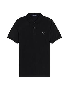 Polo Fred Perry Plain Negro Hombre