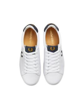 Zapatilla Fred Perry B721 Leather Blanca Hombre