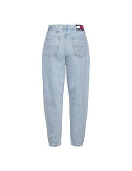 Pantalón Vaquero Tommy Jeans Mom UHR Tapered Azul Mujer