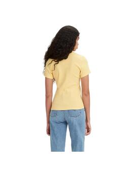 Camiseta Levi's SS Rip Baby Sunlight Amarillo Mujer