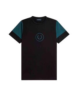Camiseta Fred Perry Colour Block Branded Hombre