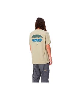 Camiseta Carhartt S/S Covers Beige Hombre