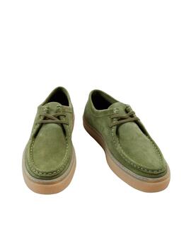 Zapato Fred Perry Dawson Low Suede Verde Hombre