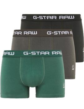 Boxer G-Star Classic Trunk 3Pack Multicolor Hombre