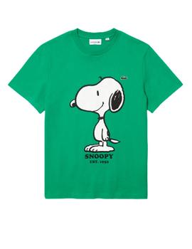 Camiseta Lacoste Peanuts Verde