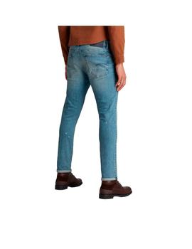 Pantalon Vaquero G-Star 3301 Slim Azul Hombre