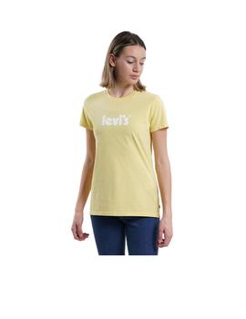Camiseta Levi's The Perfect Amarillo Mujer