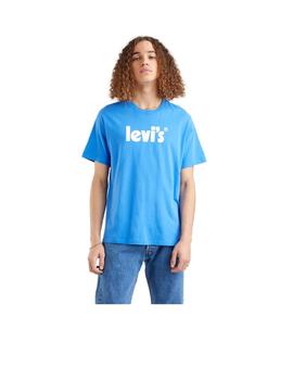 Camiseta Levi's SS Relaxed Azul Hombre