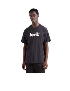 Camiseta Levi's SS Relaxed Negro Hombre