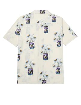 Camisa Huf Canned Resort Blanco Hombre