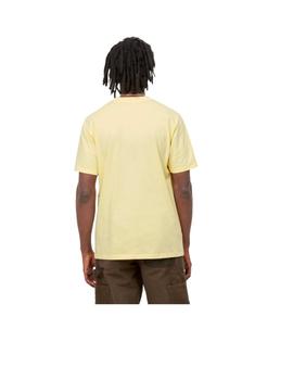 Camiseta Carhartt S/S Script Amarillo Hombre