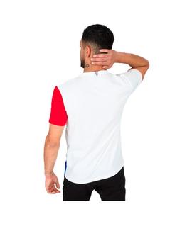 Camiseta Le Coq Sportif TRI Blanca Hombre