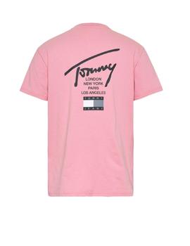 Camiseta Tommy Jeans Modern Essentials Rosa Hombre