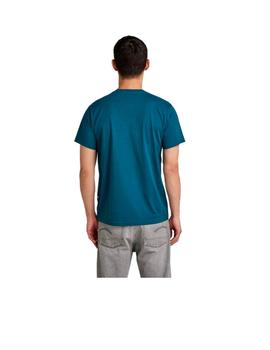 Camiseta G-Star Boxed Azul Hombre