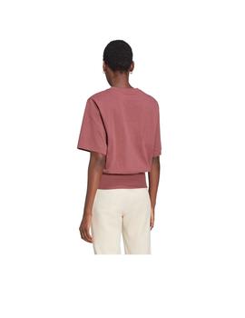 Camiseta Adidas Oversize Rosa Mujer