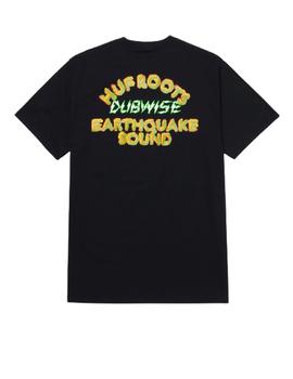 Camiseta Huf Hufquake Sound Negro Hombre