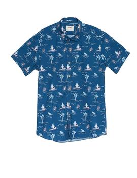 Camisa Tiwel Honolulu Azul Hombre