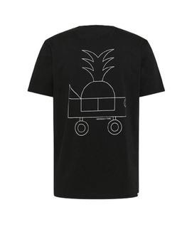 Camiseta Tiwel Oggy Car (Oggian) Negro Hombre