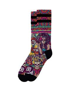 Calcetines American Socks Dia de Muertos Mid High