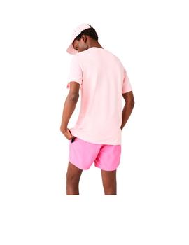 Camiseta Lacoste Estampado Rosa Hombre