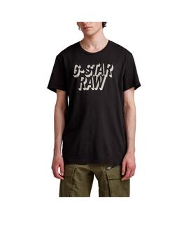 Camiseta G-Star Retro Negro Hombre