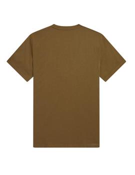 Camiseta Fred Perry Circle Branding Camel Hombre
