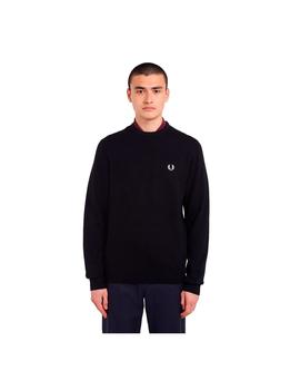 Jersey  Fred Perry Classic Crew Negra Hombre