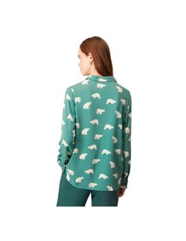 Camisa Compañía Fantastica Verde Mujer