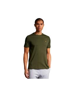 Camiseta Lyle & Scott V1-Plain Verde Hombre