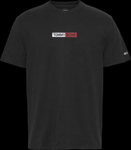 Camiseta Tommy Jeans Emboidered Negra Hombre