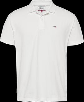 Polo Tommy Jeans Classics Blanco Hombre
