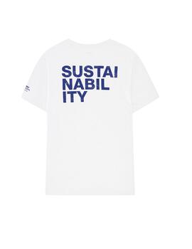 Camiseta Ecoalf Sustainability Blanca Hombre