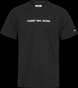 Camiseta Tommy Jeans Straight Negra Hombre
