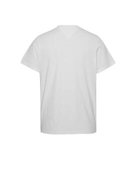 Camiseta Tommy Jeans Entry Blanca Hombre