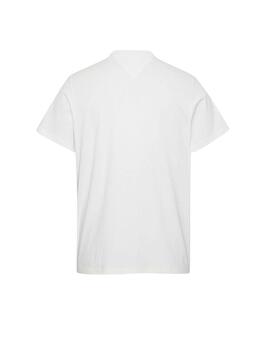 Camiseta Tommy Jeans Entry Blanca Hombre
