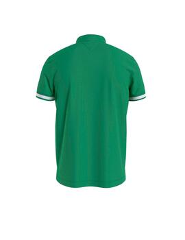 Polo Tommy Jeans Essential Verde Hombre