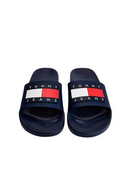 Chanclas Tommy Jeans Marino Hombre