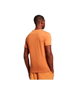 Camiseta Lyle & Scott V1-Plain Naranja Hombre