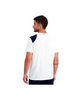 Camiseta Le Coq Sportif Saison1 Blanca Unisex