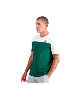 Camiseta Le Coq Sportif Bat SS N°3 Verde Hombre
