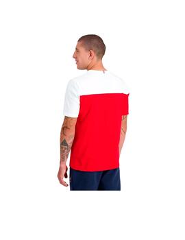 Camiseta Le Coq Sportif Bat SS N°3 Rojo Hombre