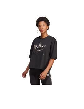 Camiseta Adidas Graphic Negra Mujer