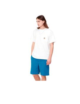 Camiseta Carhartt S/S Tamas Pocket Blanca Hombre
