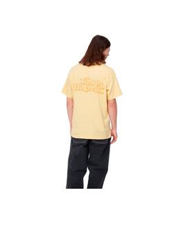 Camiseta Carhartt S/S Fez Amarilla Hombre