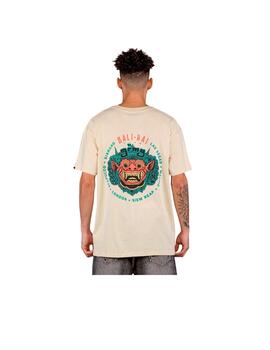 Camiseta Grimey The Bali Hai Beige Hombre