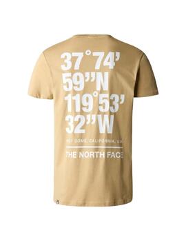 Camiseta The North Face Coordinates Beige Hombre